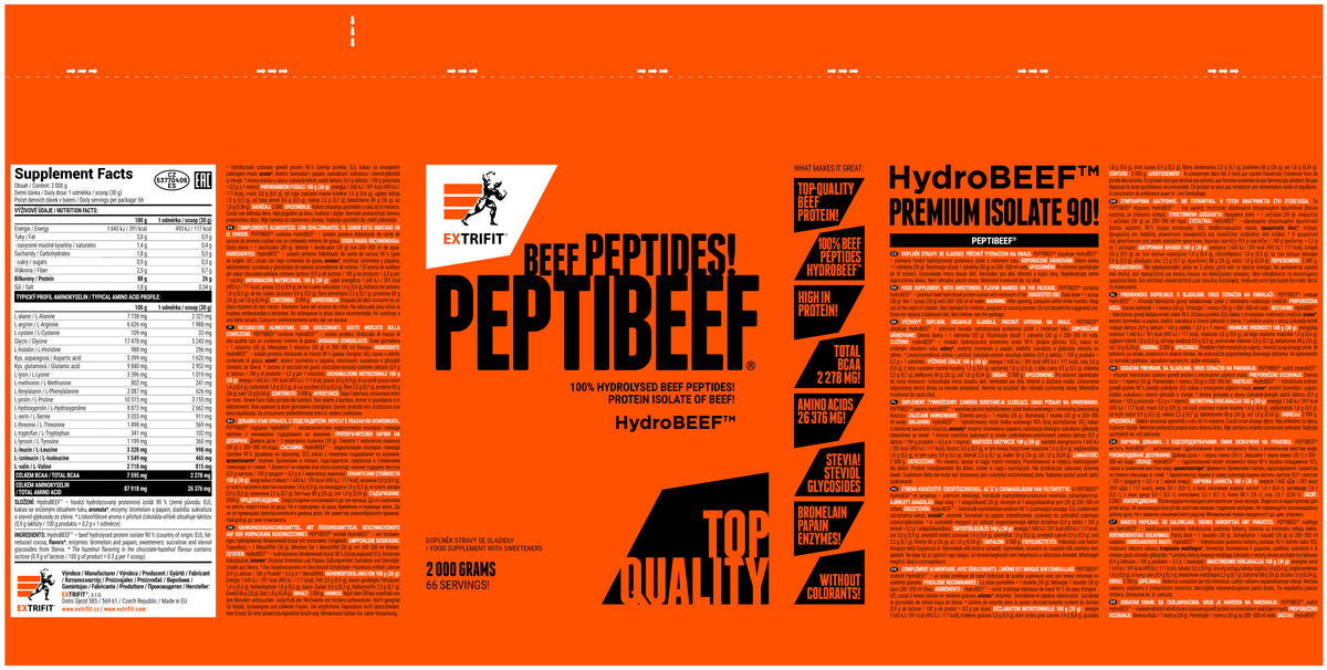 Extrifit Peptibeef 2000 g
