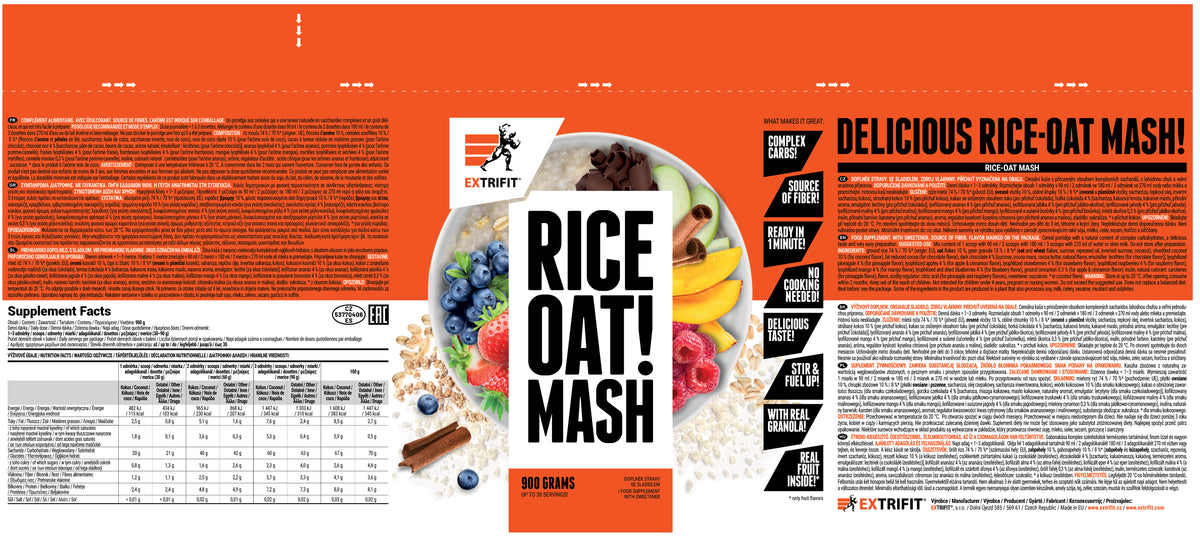 Extrifit Rice Oat Mash 900 g