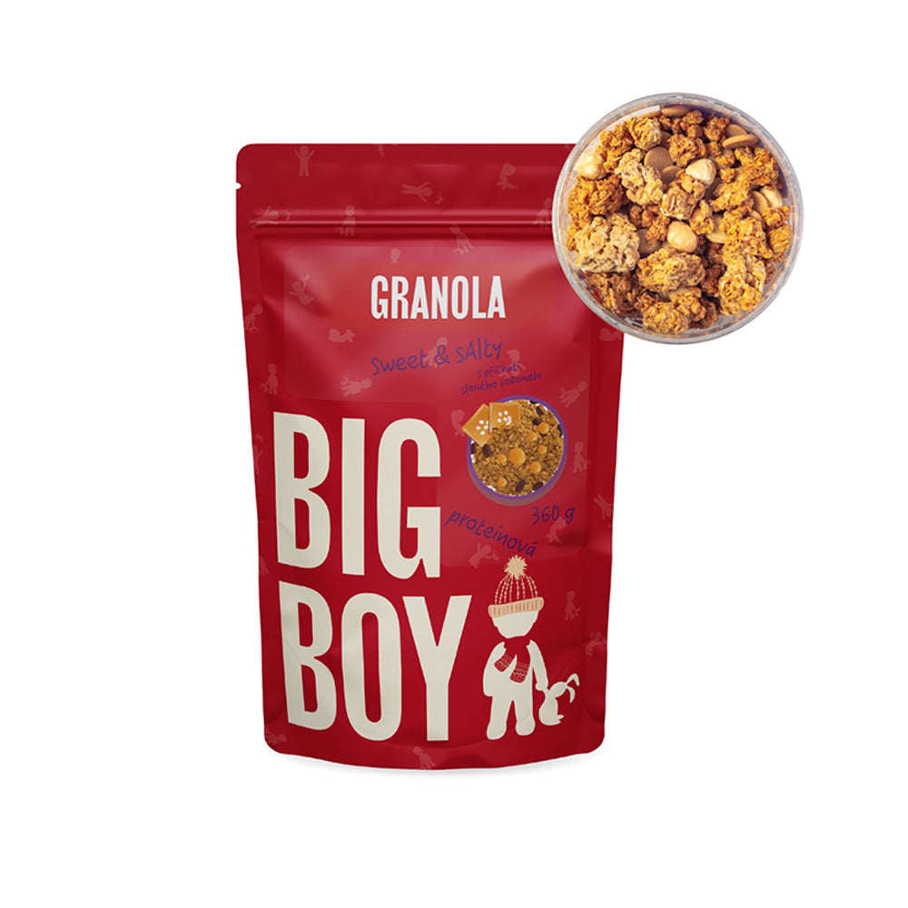 Big Boy Proteinová Granola 360 g sweet salty eko varianta