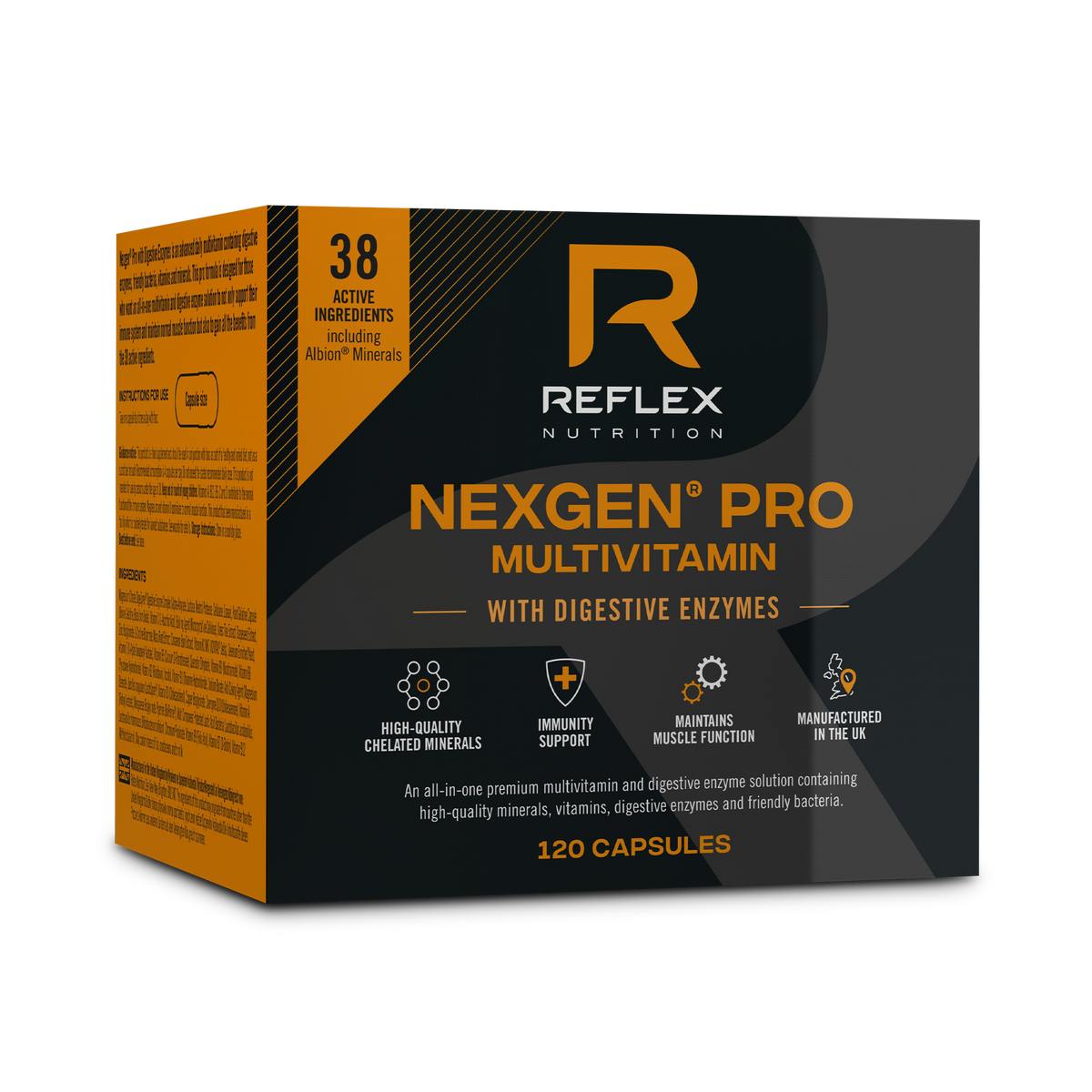 Reflex Nexgen® PRO with Digestive Enzymes 120 cps