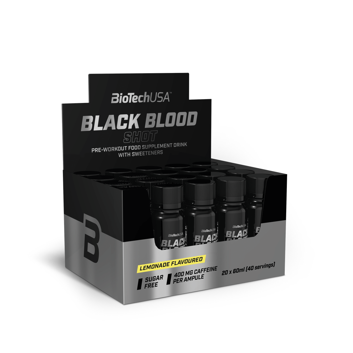 BioTech Black Blood Shot 20 x 60 ml