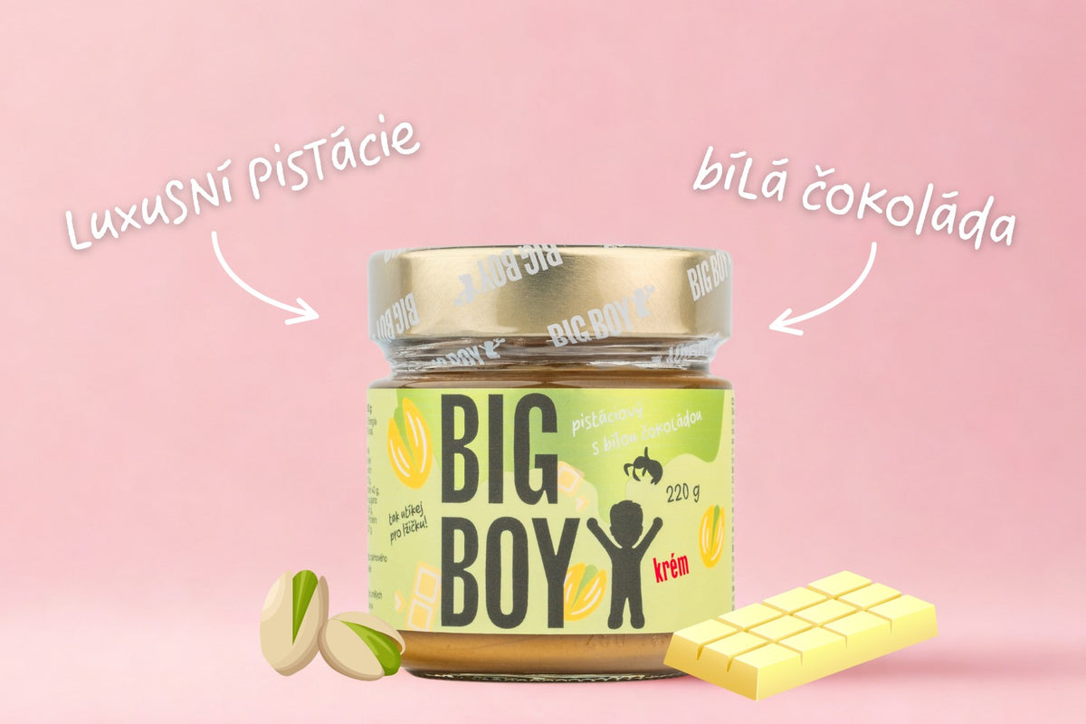 Big Boy Pistácie s bílou čokoládou 220 g