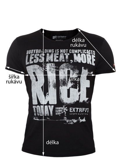 Extrifit Triko 32 Bodybuilding černá