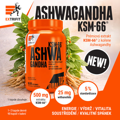 Extrifit Ashwagandha KSM-66® 90 cps