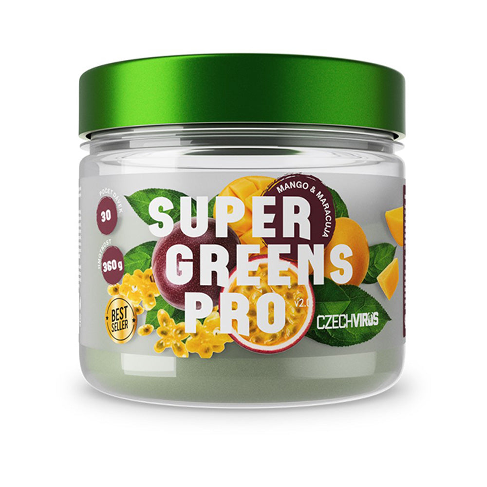 AKCE Czech Virus Super Greens Pro V2.0 360 g + ZDARMA 6x Super Greens Pro V2.0 12g