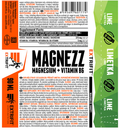 Extrifit Magnezz Shot! 90 ml lime
