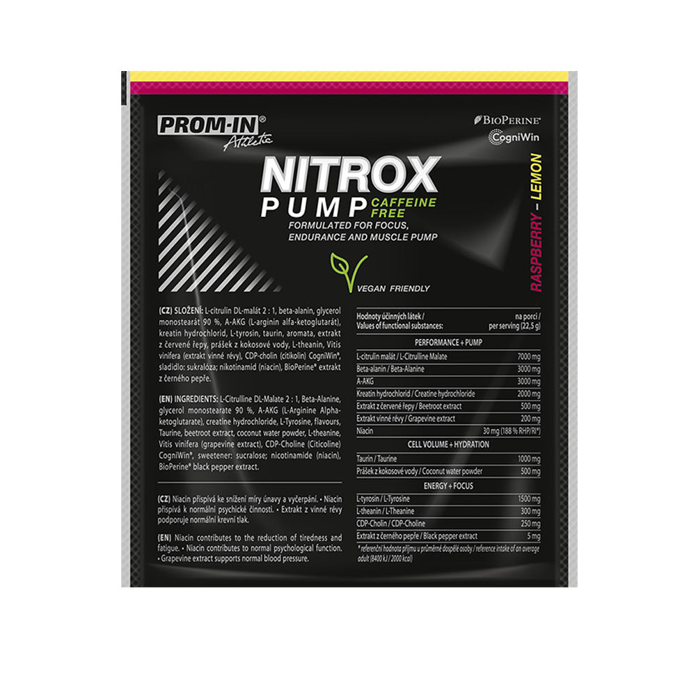Prom-In Nitrox Pump Caffeine Free 10 x 22,5 g