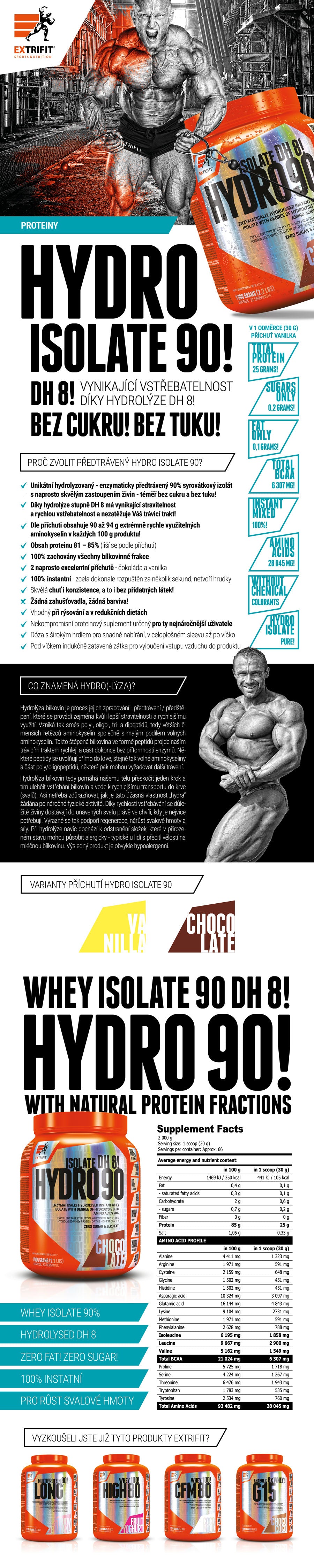 Extrifit CFM Instant Whey Isolate 90 1000 g
