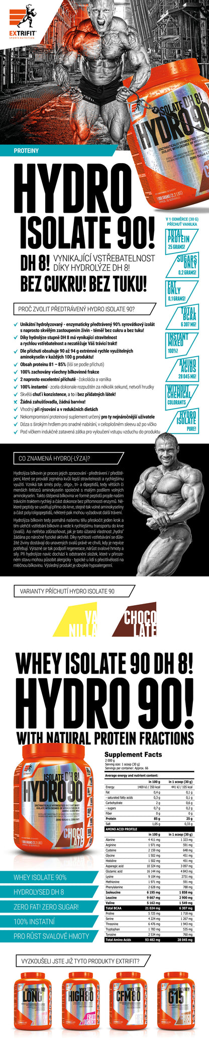 Extrifit CFM Instant Whey Isolate 90 1000 g