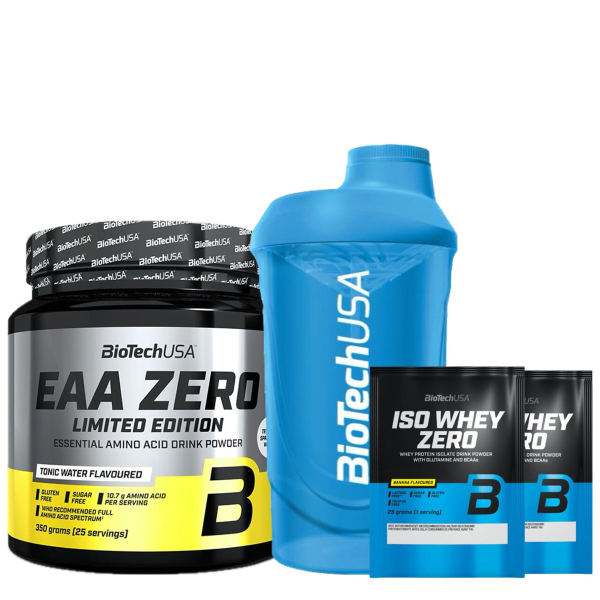 AKCE BioTech EAA Zero 350 g + ZDARMA Šejkr 600 ml + 2x vzorek