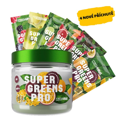 AKCE Czech Virus Super Greens Pro V2.0 360 g + ZDARMA 6x Super Greens Pro V2.0 12g