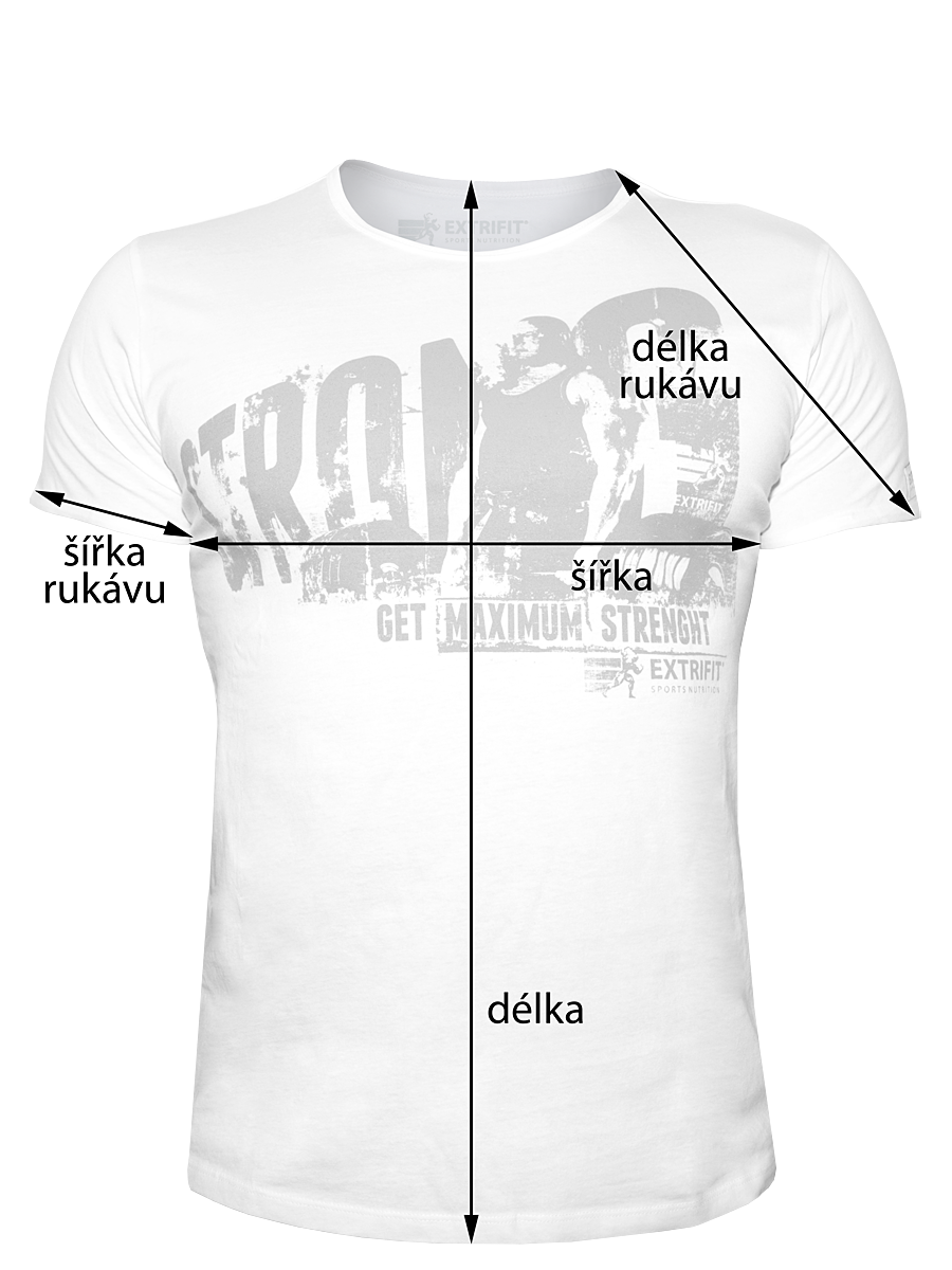 Extrifit Triko 37 Strong bílá