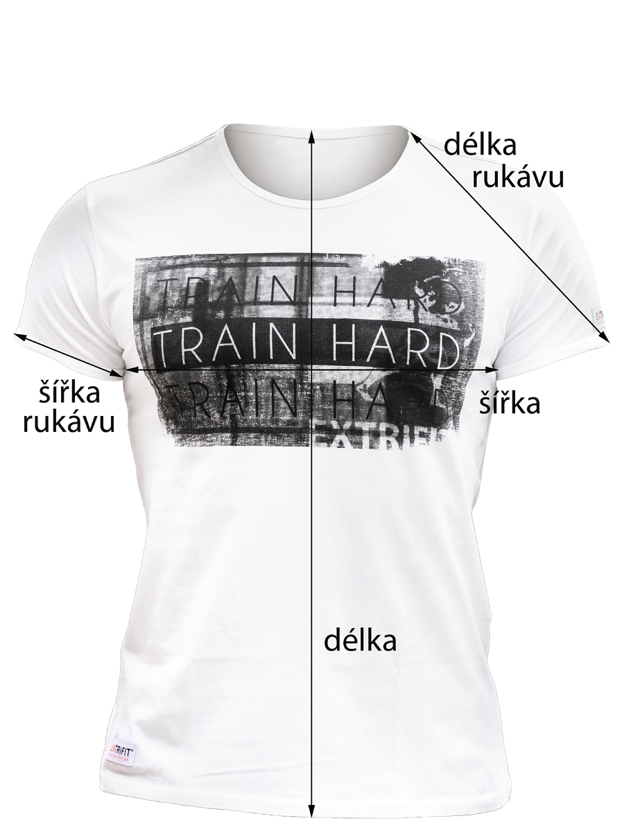 Extrifit Triko 08 Train Hard bílá