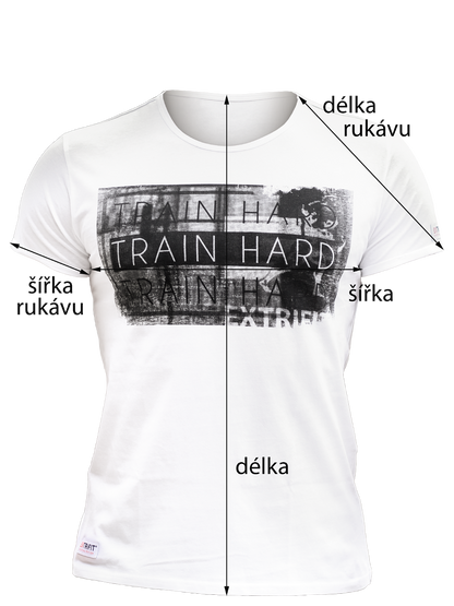 Extrifit Triko 08 Train Hard bílá