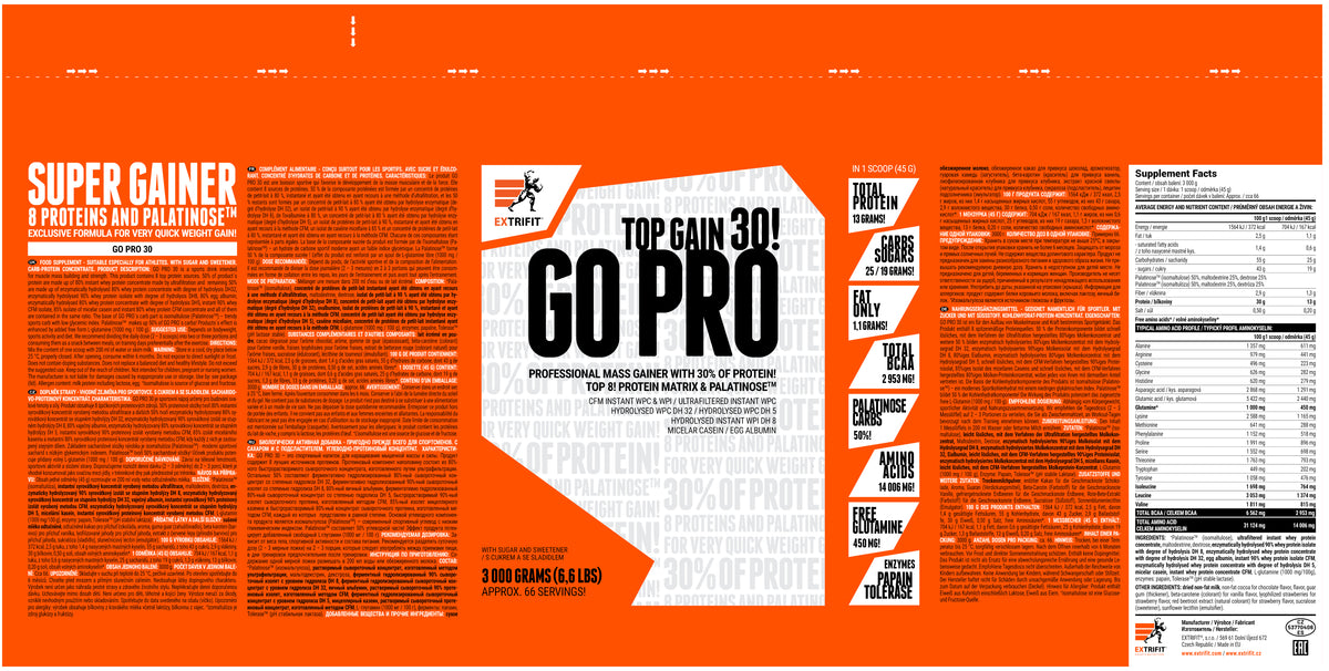Extrifit Go Pro 30 3000 g