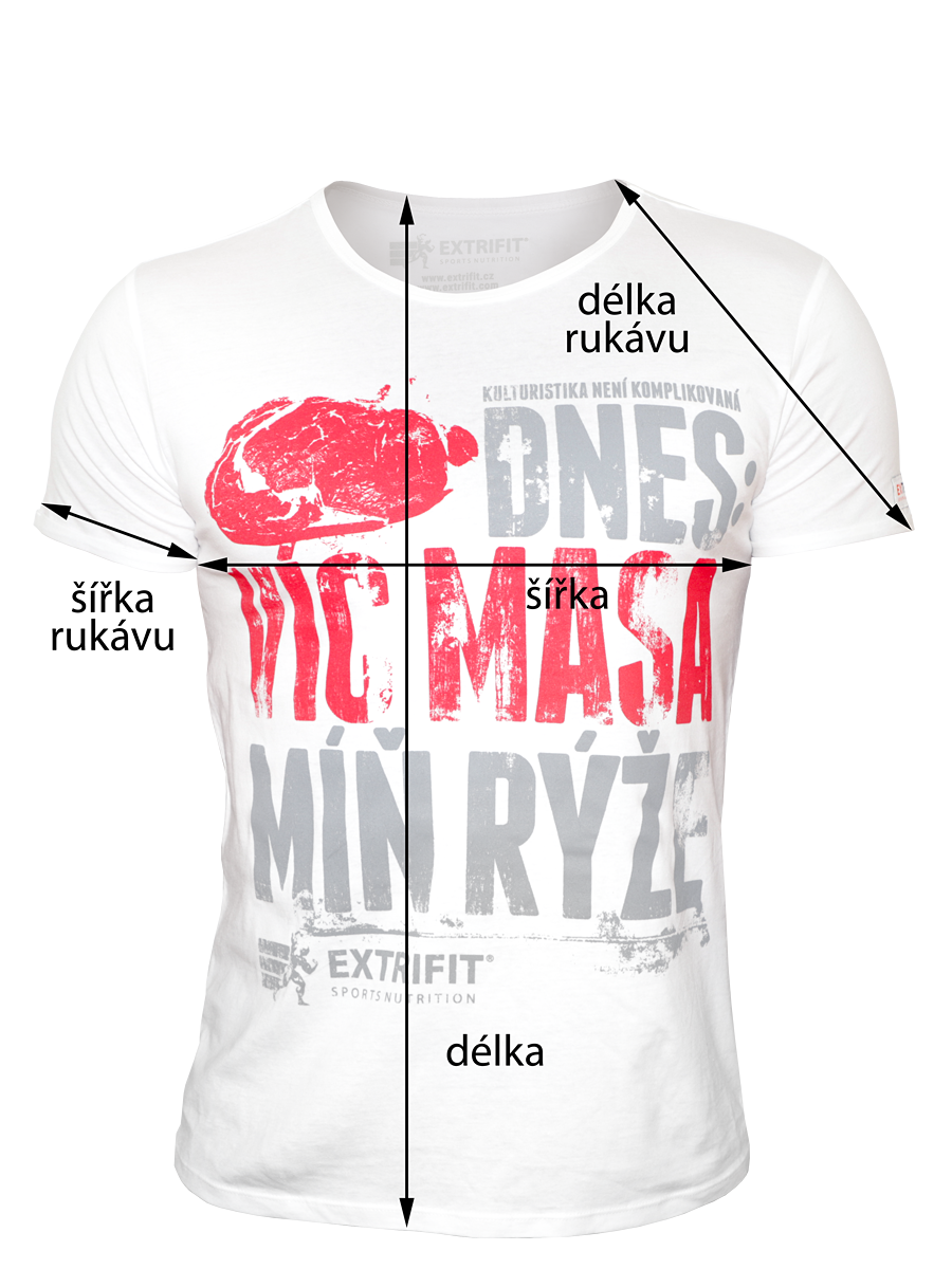 Extrifit Triko 39 Kulturistika bílá