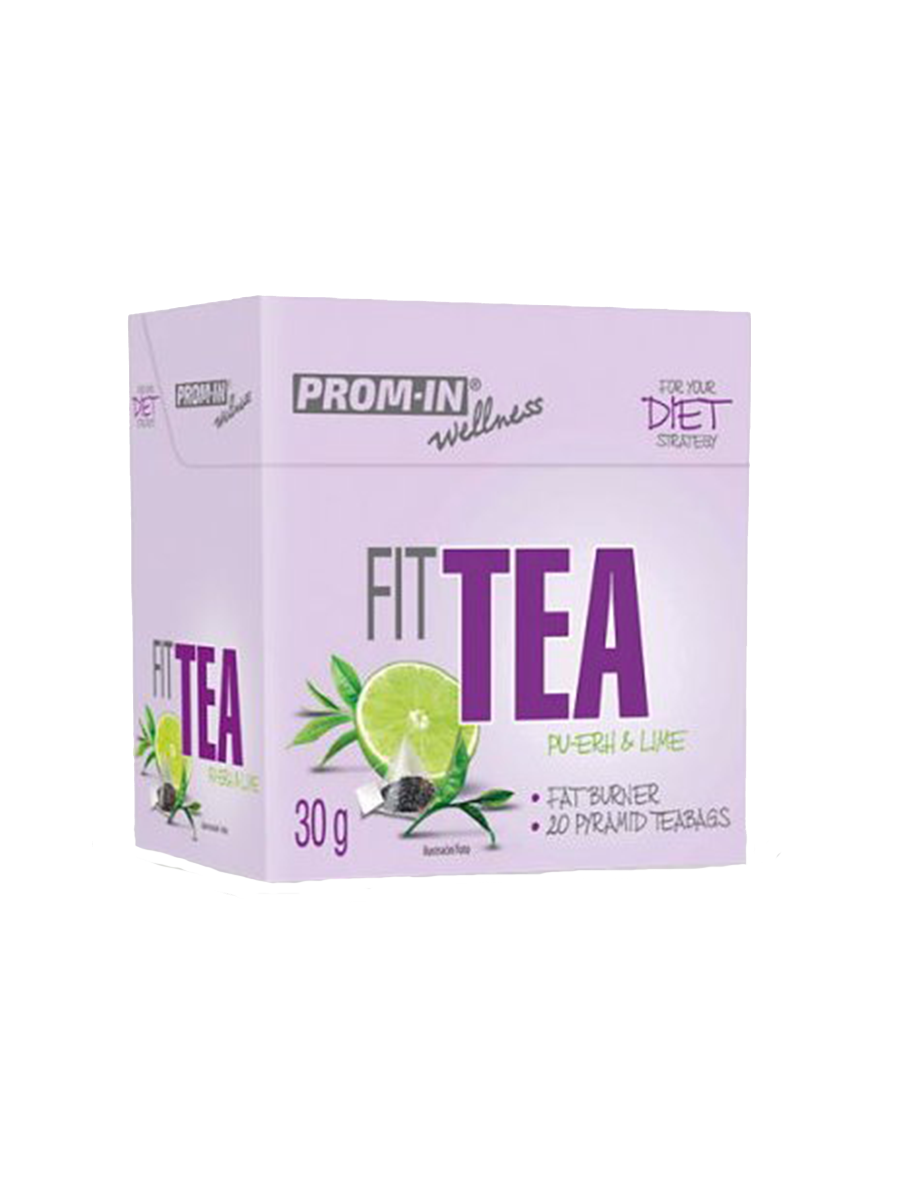 Prom-In Fit Tea 20 x 1,5 g pu-erh limetka spalovač tuků