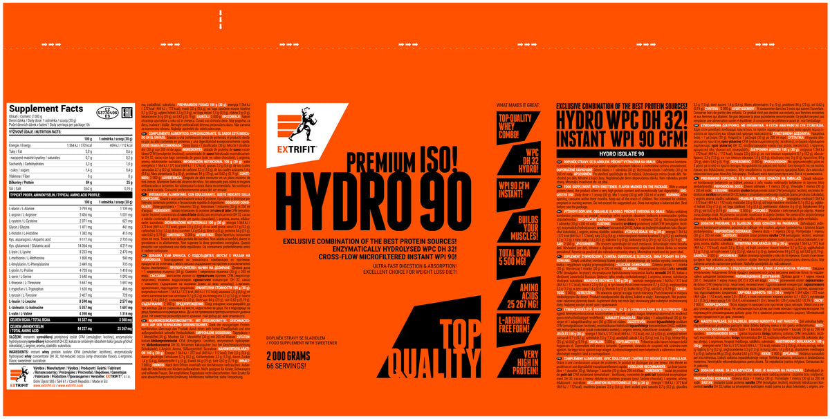 Extrifit Hydro Isolate 90 2000 g
