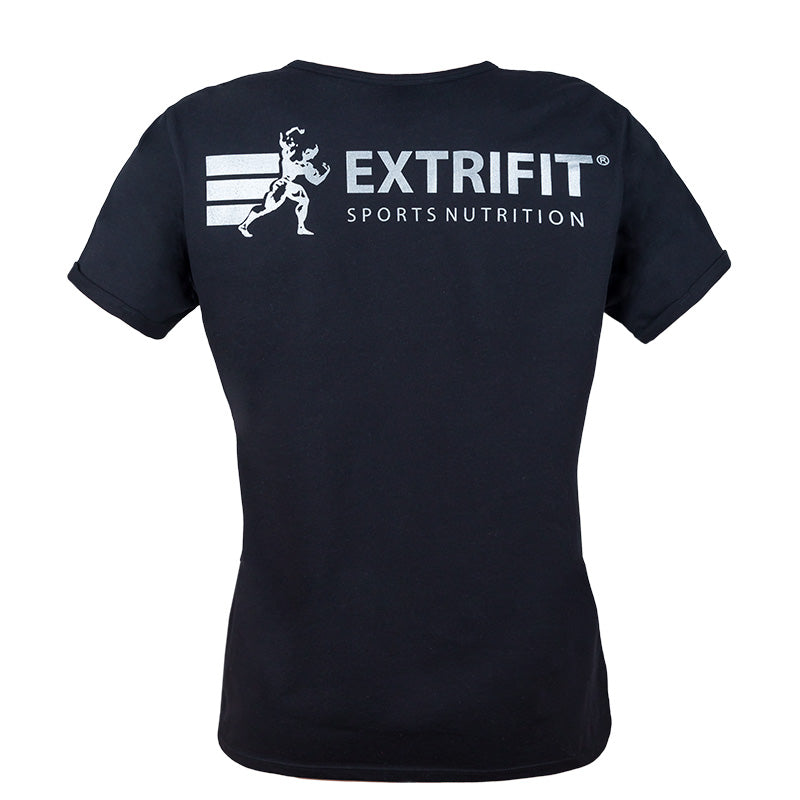 Extrifit Triko 52 černé se stříbrným logem
