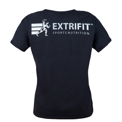 Extrifit Triko 52 černé se stříbrným logem
