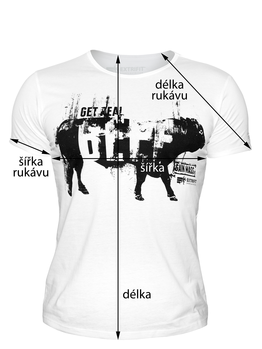 Extrifit Triko 38 Beef bílá