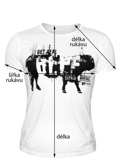 Extrifit Triko 38 Beef bílá