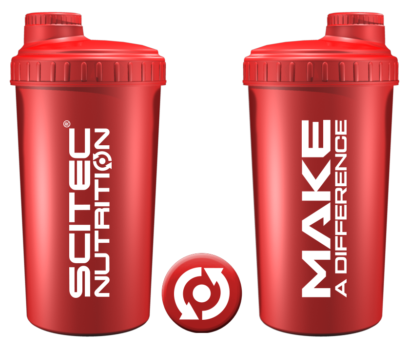 Scitec Nutrition Šejkr 700 ml červená (make a difference)