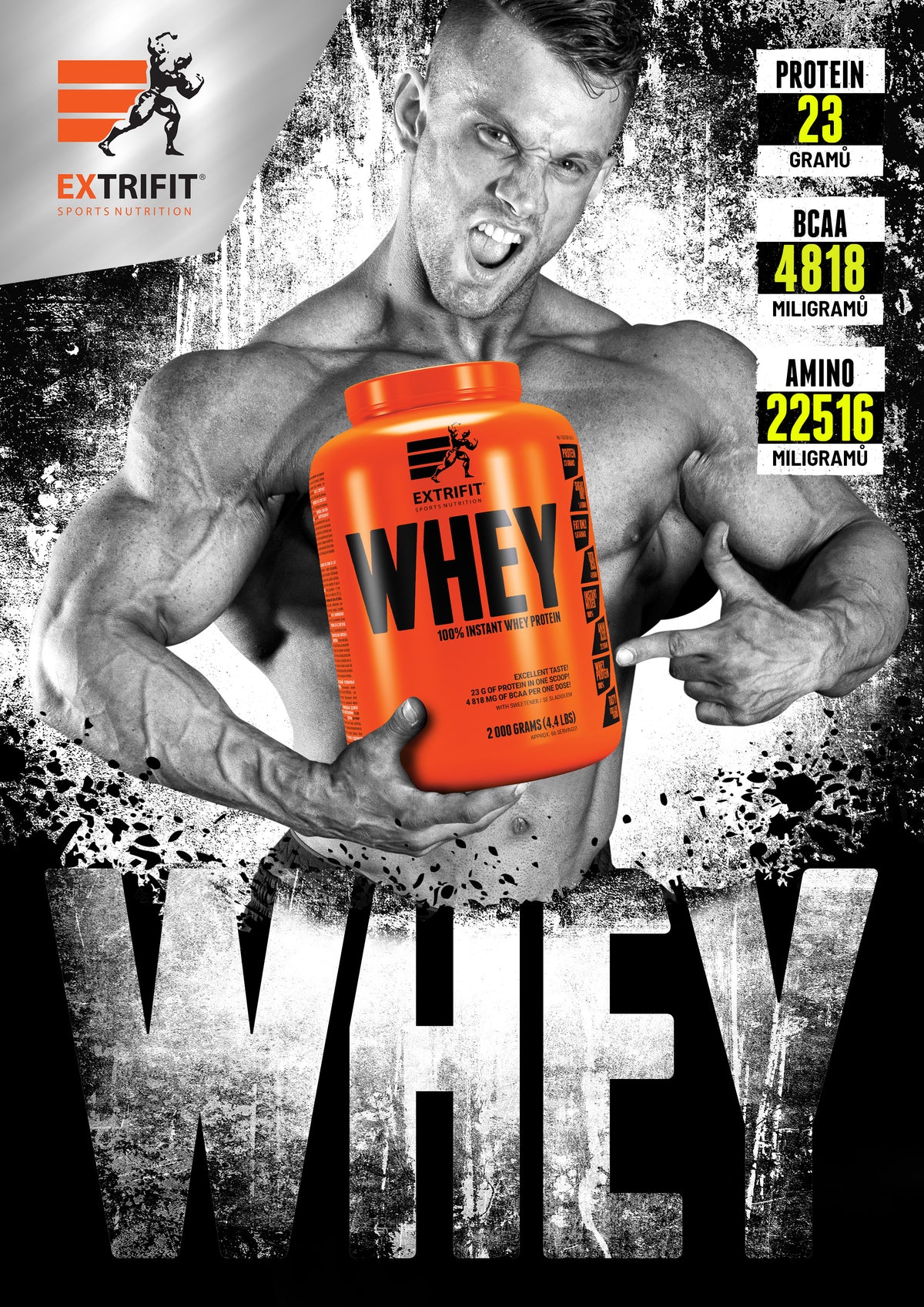Extrifit 100% Whey Protein 2000 g