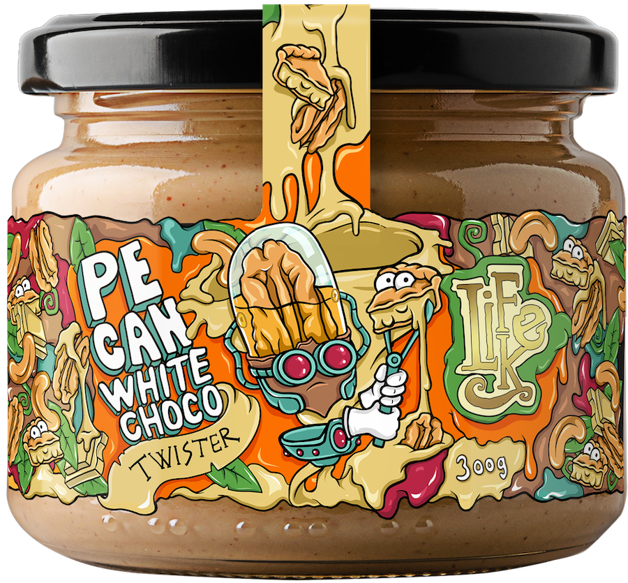 LifeLike Twister 300 g pecan white choco