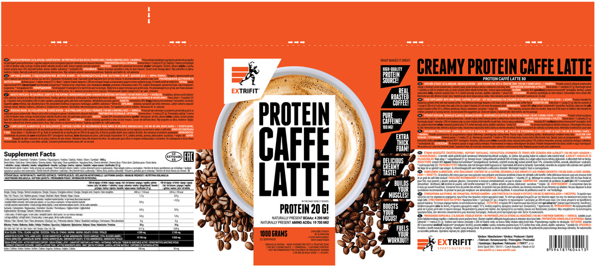 Extrifit Protein Caffe Latte 1000 g