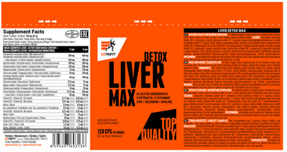 Extrifit Liver Detox Max 120 cps