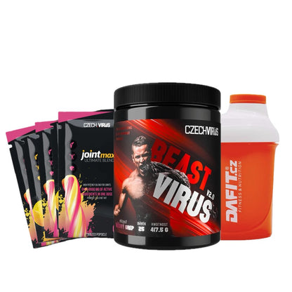 AKCE Czech Virus Beast Virus V2.0 417,5 g + Šejkr Dafit 300 ml + ZDARMA 5x vzorek