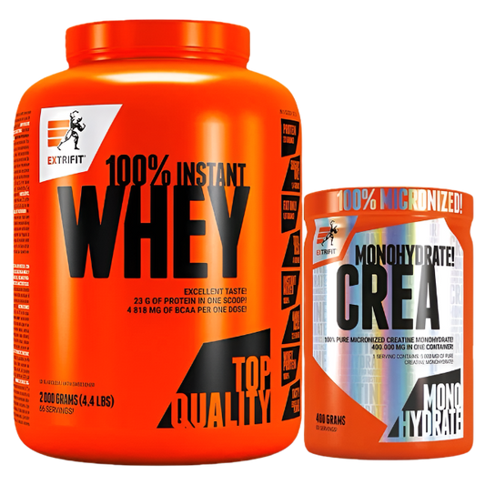 100% Whey Protein + Crea Monohydrate ZDARMA